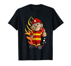 Feuerwehrmann Feuerwache Feuerwehr T-Shirt von monkä