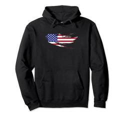 US Flagge Amerika Pullover Hoodie von monkä