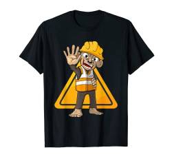 monkä Bauarbeiter Affe Verkehrszeichen Baustelle T-Shirt von monkä
