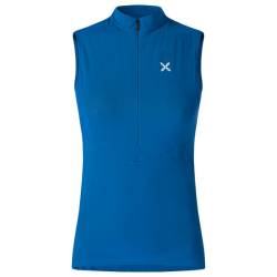 Montura - Women's Sensi Zip Canotta - Funktionsshirt Gr XS blau von montura
