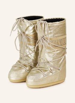 Moon Boot Moon Boots Icon Glitter gold von moon boot