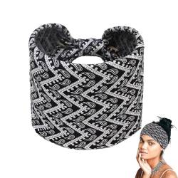 moonyan Böhmisches Stirnband | Yoga Boho Stirnband rutschfest - Modische elastische Stretch-Haarbänder, Workout-Kopftuch für Valentinstag, Geburtstag von moonyan