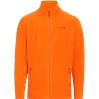 moorhead Fleecejacke, Stehkragen, Reißverschlusstaschen, für Herren, orange, 52 von moorhead