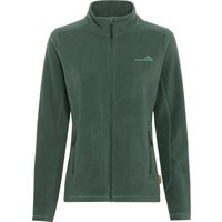 moorhead Fleecejacke "Elke", Stehkragen, Reißverschlusstaschen, für Damen, grün, 38 von moorhead