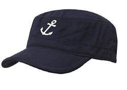 morefaz Kapitänsmütze Mütze Anker Army Military Baseballmütze Anchor Cap Schiff Yacht Captain (Nave White) MFAZ Ltd von morefaz