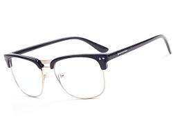 morefaz NEW UNISEX (Damen Herren) Retro schwarz Lesebrille Brille +0.50 +0.75 +1.0 +1.5 +2.0 +2.5 +3.00 +4.00 Reading glasses (TM) (+0.75 Retro Black) von morefaz