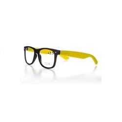 morefaz New (Damen Herren) Lesebrille +2.5 Brille UV400 Protection (TM) (Lesebrille +2.5 gelb) von morefaz