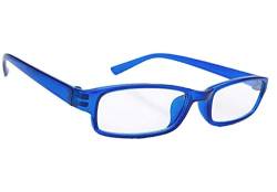 morefaz New Unisex (Damen Herren) Blue Retro Vintage Lesebrille Brille +0.50 +0.75 +1.0 +1.5 +2.0 +2.5 +3.00 +4.00 Reading Glasses (TM) (+0.75, Blue) von morefaz