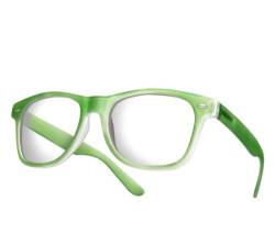 morefaz New Unisex (Damen Herren) Lesebrille +1.5 Retro Vintage Brille Sunglasses Shades UV400 Protection (TM) (Lesebrille + 1.5 Rubbi grün) von morefaz