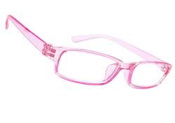 morefaz New Unisex (Damen Herren) Pink Retro Vintage Lesebrille Brille +0.50 +0.75 +1.0 +1.5 +2.0 +2.5 +3.00 +4.00 Reading Glasses (TM) (+0.50, Pink) von morefaz