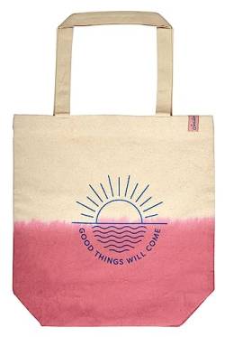 moses Smile Shopper Good Things | Maße ca. 45 x 38 x 3 cm | Einkaufstasche aus Bio-Baumwolle | Beutel zum Einkaufen von moses