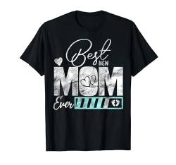 Best New Mom Ever Herz Lustig Vintage New Baby Boy für Mama T-Shirt von mother's day