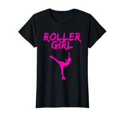 Roller Girl Rollkunstlauf. Für Rollergirl Rollschuh Mädchen T-Shirt von mr.goodshirts