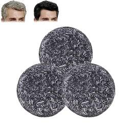 Grau Glanz Seife, Grau Glanz Haar, Grau Glanz Haar Revitalisierungsbar, Natural Grey Hair Removal Soap, Solid Shampoo Bar, Seife zur Entfernung Grauer Haare, Natürliche Haarseife (3PCS) von mugeleen