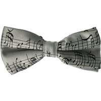 mugesh Krawatte Fliege Notenzeile (grau) für Musiker von mugesh