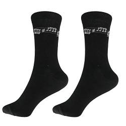 mugesh Musik-Socken Notenlinie (46/48) - Schönes Geschenk für Musiker von mugesh