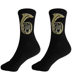 mugesh Musik-Socken Tenorhorn (46/48) - Schönes Geschenk für Musiker von mugesh