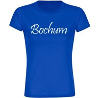 multifanshop T-Shirt Damen Bochum - Schriftzug - Frauen von multifanshop