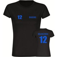 multifanshop T-Shirt Damen Braunschweig - Trikot 12 - Frauen von multifanshop