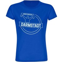 multifanshop T-Shirt Damen Darmstadt - Meine Fankurve - Frauen von multifanshop