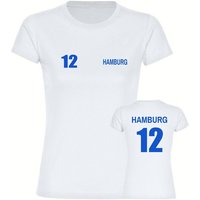 multifanshop T-Shirt Damen Hamburg - Trikot 12 - Frauen von multifanshop