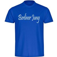 multifanshop T-Shirt Kinder Berlin blau - Berliner Jung - Boy Girl von multifanshop