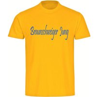 multifanshop T-Shirt Kinder Braunschweig - Braunschweiger Jung - Boy Girl von multifanshop