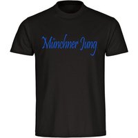 multifanshop T-Shirt Kinder München blau - Münchner Jung - Boy Girl von multifanshop
