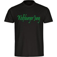 multifanshop T-Shirt Kinder Wolfsburg - Wolfsburger Jung - Boy Girl von multifanshop