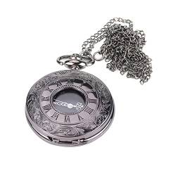 mumisuto Taschenuhr, Klassische Quarz-Analog-Legierung, Taschenuhr, Halsketten-Anhänger Mit Kette, Geschenke Für Geburtstage, Weihnachten von mumisuto