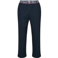 MUSTANG Loungepants Long Pants Lounge Hose Trousers Freizeithose roter Kontraststreifen und Mustangbranding von mustang