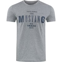 Mustang Herren T-Shirt Mehrfarbig Rundhals Regular Fit S bis 6XL von mustang