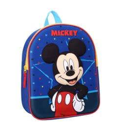 mybagstory - Rucksack – 3D – Mickey Mouse – Blau – Kinder – Schule – Kindergarten– Schulranzen für Jungen – Größe 32 cm – verstellbare Träger – Geschenkidee von mybagstory