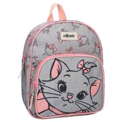 mybagstory - Rucksack – Aristocats – Grau – Kinder – Schule – Grundschule – Kindergarten– Schulranzen – Größe 29 cm – verstellbare Träger von mybagstory