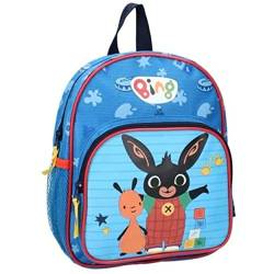 mybagstory - Rucksack – Bing – Blau – Kinder – Schule – Primärgarten – Kindergarten – Kindergarten – Schulranzen Unisex – Größe 29 cm – verstellbare Träger von mybagstory