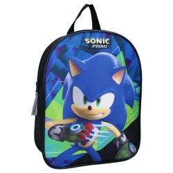 mybagstory - Rucksack - Sonic - Schwarz - Kinder - Schule - Kindergarten - Kindergarten - Kindergarten - Kindergarten - Schulranzen Jungen - Größe 29 cm - Verstellbare Träger - Geschenkidee, Schwarz , von mybagstory