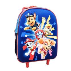 mybagstory - Trolley – Paw Patrol – Blau – Kinder – Schule – Kindergarten – Grundschule – Schulranzen für Jungen – Größe 30,5 cm – verstellbare Träger – Rollen – Geschenkidee, Rosa, 30,5 cm, Klassisch von mybagstory