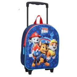 mybagstory - Trolley – Paw Patrol – Kinder – Schule – Kindergarten – Kindergarten – Kindergarten – Schulranzen für Jungen – Größe 32 cm – verstellbare Träger – Rollen – Geschenkidee, Blau Paw Patrol, von mybagstory