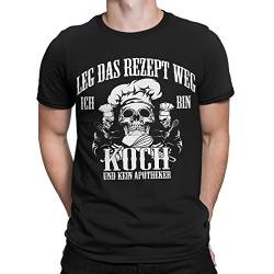 Leg das Rezept Weg Ich Bin Koch und kein Apotheker T-Shirt Fun Kochshirt Spruch von mycultshirt