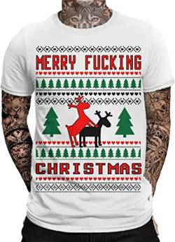 Merry Fucking Christmas T-Shirt Fun Shirt Weihnachten X-Mas Geschenk Lustig neu von mycultshirt