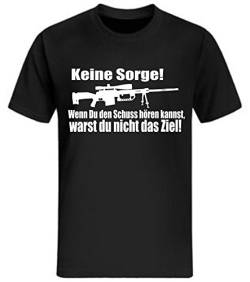 Sniper T-Shirt Lustig Fun Shirt Zocker Shooter Gamer Retro 90's Soldat WASD neu von mycultshirt