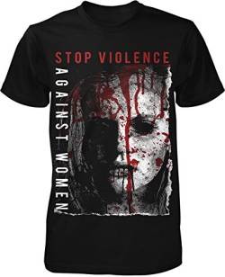 Stop Violence Against Woman T-Shirt Sprüche Frauen Kult Trend Fight Women Girly von mycultshirt