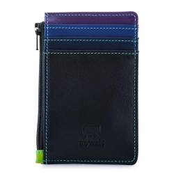 Mywalit 1206 - Leder Kreditkartenetui mit Münzfach Schwarz Small von mywalit