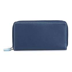 mywalit Unisex Große Geldbörse mit doppeltem Reißverschluss Reisezubehör-Brieftasche, blau von mywalit