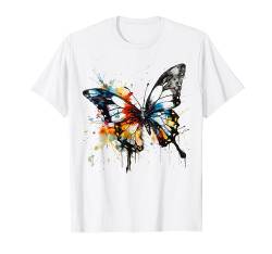 Butterfly Lover Kunstwerk | Tiermotiv Schmetterling T-Shirt von @n!mal