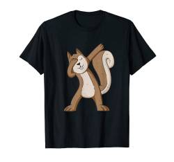Eichhörnchen Mann Dabbing Tiermotiv Damen Tiere T-Shirt von @n!mal