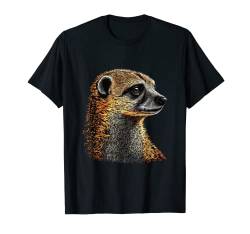 Erdmännchen Tier Motiv Erdmännchen T-Shirt von @n!mal