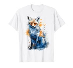Fuchs Kunst - Tier Fuchs T-Shirt von @n!mal