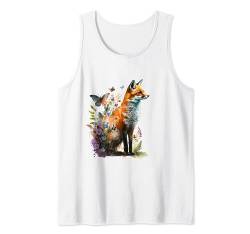 Fuchs Tierliebhaber Wald Kunst Tier Fuchs Tank Top von @n!mal