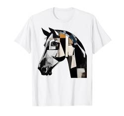 Pferdeliebhaber Kunstwerk | Tiermotiv Pferd T-Shirt von @n!mal